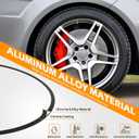 Wheel Rim Protector Set of 4, 18 Inch Alloy Rim Guards for Car Rims Compatible with Tesla Model 3 Mustang Explorer Honda CR-V Civic Toyota Corolla Camry Hyundai Mazda CX-5 Nissan Altima Kia