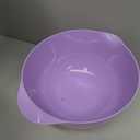 BoxedHome Nesting Plastic Mixing Bowl Set, 4 Piece Mixing Bowl Set with Pour Spouts, Size 1.7, 2.5, 3.5 and 4.5qt, for Prepping, Mixing, Baking, Cooking (2023 New Version, Purple)