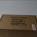 Camper Wheel Chock X Shaped RV Chocks Stabilizer for Travel Trailer,Anti-Move Tire Wheel Chock with Accessories-Pair