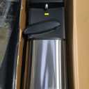 Brio 130 Series Top-Load Water Cooler Dispenser for 3- and 5-Gallon Bottles, Hot & Cold, Spill-Free Loading, Child Safety Lock, Energy Star 3.0, Black & Stainless