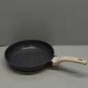 CAROTE Non Stick Frying Pan Skillet, Omelet Pan, Healthy Non Toxic Granite Chef Pan, Induction Compatible Egg Frying Pan with Heat-Resistant Handle, PFOA-Free, Black, 10"