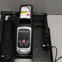 Under Desk Elliptical Machine, Electric Elliptical Exerciser for Senior, Quiet & Small Electric Seated Pedal Exerciser for Home with Display Monitor, Remote Control & 12 Adjustable Speeds, Black