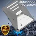 for Starlink Mini Protective Case, Liquid Silicone Cover for Starlink Mini Satellite Dish Antenna Full Protector Sleeve Shell Accessories, Portable Shock Resistant, Lightning-Proof (Grey)