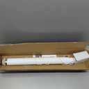 No Drill No Tools 100% Blackout Roller Shade | UV Protection | Easy-Care Fabric | Roller Blind for Windows & Doors | Pull Down Window Shade - White (22.5" W x 75" H)