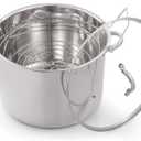 620 Medium Stainless Steel Prep N Cook Water Bath Canner, 21.5 Quart, Silver (Unit)