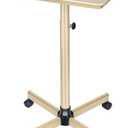 Salon Tray, Champagne Gold Salon Rolling Tray, Salon Service Tray Cart with Adjustable Height, Salon Tray on Wheels, Ideal Use As Tattoo Tray&Deantal Tray, No-Rusting