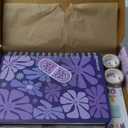 jackinthebox Gratitude Journal Kit for Girls Ages 8-12, 242 pcs, Scrapbooking Journal Set for Teen & Tween Girls,10 Fun Gratitude Exercises, Journal Art & Craft Kit, Ideal Gift for Girls 8 9 10 11 12 (Purple)