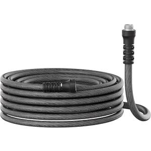 Garden Hose 50ft x 5/8",Flexible Water Hose,Lightweight Braided Hose with Swivel Handle,Leak-Free Connections, Male to Female Fittings, Kink Resistant Durable Hybrid Hose,Grey