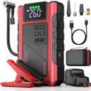 Jump Starter with Air Compressor Portable Car Battery Booster 4 in 1 12V Diesel Universal