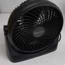 Amazon Basics 11-Inch Air Circulator Fan, Desk Fan for Bedroom, Home and Office, With 90-Degree Tilt Head, 3 Speed Settings, Lightweight (3 LBS), 35 Watts, Black, 11.1"Wx6.3"Dx10.9"H