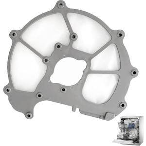 Upgraded"No Hump" DD63-00104A For Samsung Dishwasher Pump Mesh Filter Body (OEM) Parts, Grey (9 * 8.6 * 0.2 inch) (Match DD63-00099A Sump-Cover)