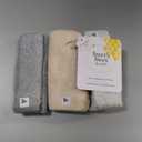 Burt's Bees Baby Infant Washcloths, 100% Organic Cotton, Soft and Super Absorbent Knit Terry & Woven Terry Wash Cloth (3-Pack)