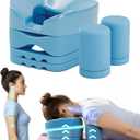 G.StretchAid Neck Hump Corrector, 5-in-1 Face-Down Posture Corrector for Tech Neck & Rounded Shoulders, Neck Stretcher, 4-Level Adjustable Cervical Support, Guided Chin-Tuck, Travel Case