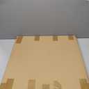 GeekMacro 24x24 Inch Square Hand-Painted Oil Painting Textured Wall Art - Nature Swirls White Cream Modern Canvas Artwork for Living Room Bedroom Office Decor