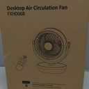 PNTCK Air Circulator Fan for Bedroom, 13" Table Fan with Remote, 90° Oscillating & 120° Tilt, 60ft Strong Airflow, Quiet 25dB Electric Fan with 4 Speeds, 4 Modes & 12H Timer