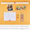 TUMOVO Adult Paint by Number Kits On Canvas, Golden Doodle Dog Painting by Numbers, Dog in Bathtub Painting by Numbers for Adults, Color by Number, DIY Canvas Paint Wall Decor, 16 X20 Inch