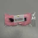 Women Fuzzy Cat Costume Sunglasses Halloween Christmas Punk Shades Party Cosplay Masquerade Eyewear Accessories (Pink)