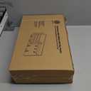 Nekon Mail Holder for Wall Mail Organizer with Key Hooks Hallway Farmhouse Decor Storage Racks with Floating Shelf and Flush Mount Hardware (16.8Inch x 10Inch x 3.2Inch) (Black)