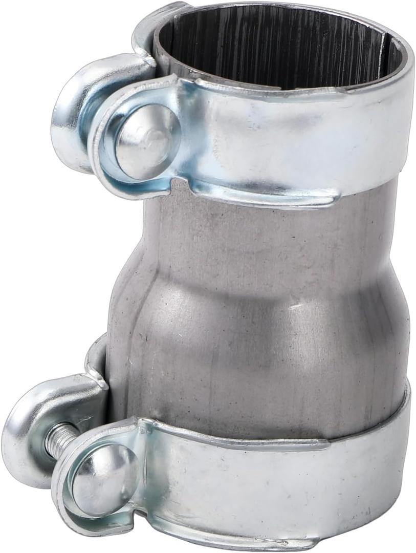 Stainless Steel Exhaust Reducer Adapter, 2.5" to 3" ID Exhaust Connector Pipe with Clamp Durable Exhaust Pipe Adapter for Cars, Trucks, and Motorcycles (2.5-3.0inchs)