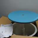 Keter Modern Cool Bar Outdoor Patio Furniture and Hot Tub Side Table with 7.5 Gallon Beer and WineCooler, Teal