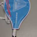 Kids Tennis Racket for Boys & Girls Aged 2-12 - Multi-Color & Style Youth Tennis Racket for Beginner, Includes 420D Nylon Shoulder Strap Bag (Blue-Graffiti), Display Length: 21.0 Inches