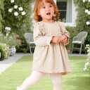 Mioglrie Baby Girl Dress Toddler Girls' Dresses  Girls Clothes Fall Winter Outfits, 6-12 Months 
