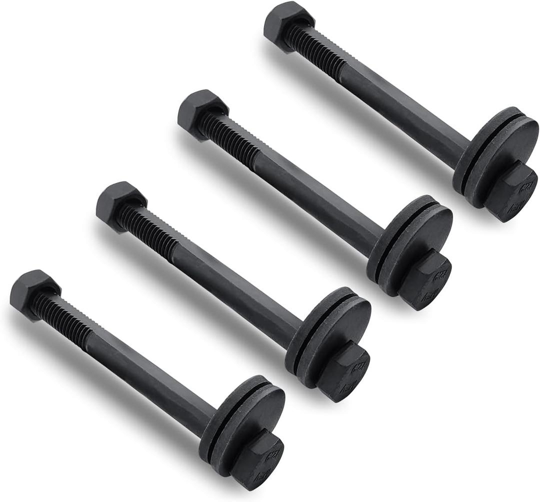 Front Lower Control Arm Camber Kit with 12.9 Grade Cam Bolts for Infiniti QX56, QX80, Nissan Armada, Titan, Xterra