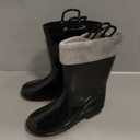 Colorxy Kids Rain Boots for Boys Girls Waterproof Toddler Rain Boots with Easy-On Handles, Size 32