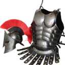Thor Instruments Mediaval 300 Movie Spartan Armor, Kingf Leonidas Helmet Replica Muscle jacket Rustic Vintage Home Decor Gifts
