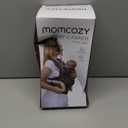 Momcozy Baby Carrier - Ergonomic, Cozy and Lightweight Carrier for 7-45lbs, Effortless to Put On, Ideal for Hands-Free Parenting, Enhanced Lumbar Support, Purehug for Infant to Toddler, Black