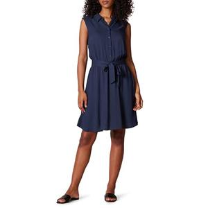 Amazon Essentials Women's Sleeveless Relaxed-Fit Woven Shirt Dress, Navy, Size X-Small