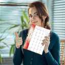 4 x 2026-2027 Wall Calendar - Includes January 2026 to June 2027, 18-Month Paper Wall Calendar 11 x 8.5 Inches.Thick Paper with Julian Dates and Block for New Year and Christmas Holidays To-dos  Notes (J)