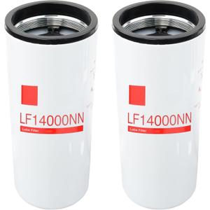 LF14000NN Oil Filter (2 Pack) Compatible with Cummins ISX ISM X12 X15 M11 QSX QSM QST Diesel Engines Replaces LF9080 LF9001 4367100 BD7154 57746XD