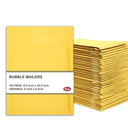 SIPA Kraft Bubble Mailer Self Seal Bubble Shipping Envelopes (6.5”x10.5” /50 Pack)