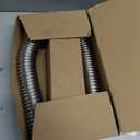 Hypertune 24" Stainless Steel Radiator Flexible Coolant Water Hose Kit W/Cap Clamp Silver