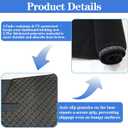 Dash Cover Mat Compatible with Toyota Tacoma 2016-2022 2023 Dashboard Cover Coolable Washable Protector Dashboard Pad Dash Mat for Tacoma 2023 Accessories Polyester Black