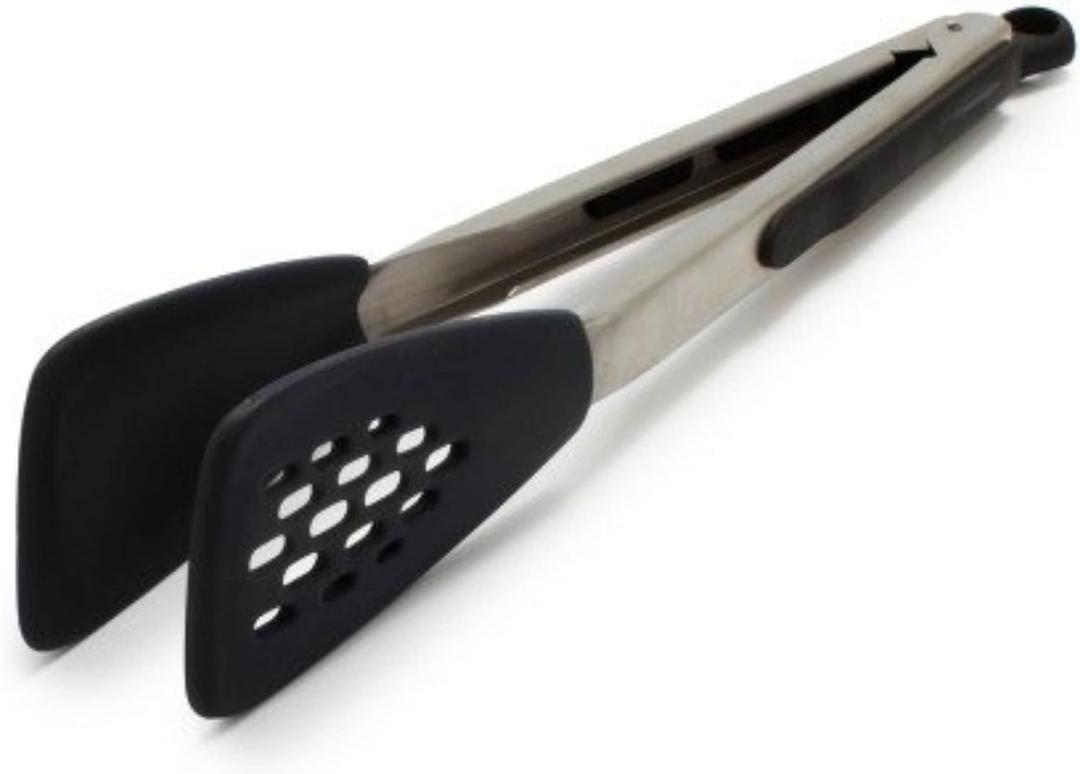 OXO Good Grips 14-Inch Silicone Flexible Tongs - Black