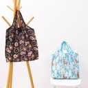 Merkaunis 35 Pack Reusable Floral Grocery Bags Foldable Grocery Bags Machine Washable Bags Grocery Bag Reusable Shopping Bag Waterproof Reusable Groceries Bag Packable Shopping Bag for Shopping