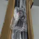 Creso hom Floating Shelves for Wall Set of 2, Wood Wall Shelf with 6 Hooks, 2 Tier Hanging Decorative Storage Shelves for Living Room Bedroom Bathroom Kitchen Office Coffee Bar, Black