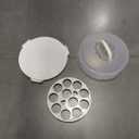 Ohuhu Cake Container, Cake Carrier with Lid and Handle BPA-Free Cake Holder for 10 inch Cake with 2 Handles Cupcake Carrier - Plastic Cover Two Sided Base for Transport Pies Nuts Fruit Perfect Gifts