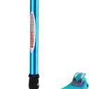 ChromeWheels Mini Scooter for Toddlers, Deluxe 3-Wheeled Scooters for Kids, 4 Adjustable Height Glider with Kick Scooters, Lean-to-Steer with LED Light-Up Wheels for Ages 3-6 Girls Boys (Aqua)