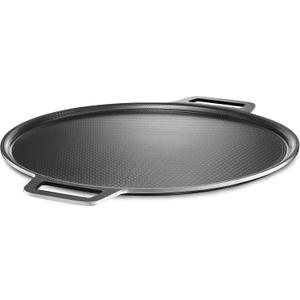 Nonstick Pizza Steel Pan for Pizzas & Flatbreads up to 14", Tri-Ply Stainless Steel with Aluminum Core, Lightweight 4.6 lbs Design, Oven & BBQ Grill Safe up to 900F, Easy Clean Cooking Surface