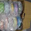 10 Pack Silk Rainbow PLA 3D Printer Filament Bundle, Dimensional Accuracy +/- 0.02 mm, 1kg (2.2lbs), 1.75 mm, Rainbow Candy,Blue Green,Red White,Blue White,Green, 10 Mix Rainbow Colors
