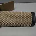 DEXI Front Door Mat Outside Entrance 36x60 Rubber Entry Doormat Beige