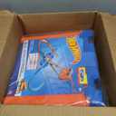 Hot Wheels Toy Car Track Builder Playset, Deluxe Stunt Box with 25 Component Parts & 1:64 Scale Vehicle 