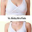 Niidor Adhesive Nipple Covers for Women Seamless Invisible Pasties Reusable Silicone Breast Petals for Daily Wear (Small, 2 Pairs-a-caramel)