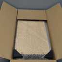 Utility Slim Storage Cart with Wheels, 4 Tier Small Rolling Cart with Wood Top, Metal Kitchen Bathroom Laundry Room Organization Trolley with Handle for Narrow Space - White (9.1 inch wide)