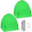 Frost Covers for Plants, 2-Pack Durable Plant Covers Freeze Protection, Reusable Tree Cover for Winter, Plant Tents Grow Bag Outdoor (Green-felt)