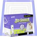 ZOMISIA 3D-Barrier Puppy Pee Pads for Dogs, 12 Cups Absorb & Rise Puffy Gel-Wall Leak-Proof, 26"x30" 25 Counts + 4 Pet Urine Test Strips, Super Absorbent Disposable Potty Training Pads