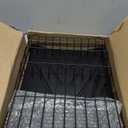 SNTD Dish Drying Rack for Kitchen Counter - Large Dish Rack with Drainboard, Rustproof Dish Drainer with Utensil Holder for Sink, Black